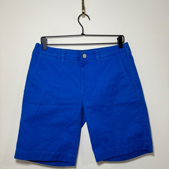 Bonobos Shorts Men's Size 30 Blue Washed Chino Preppy Vacation Resort - Picture 1 of 7